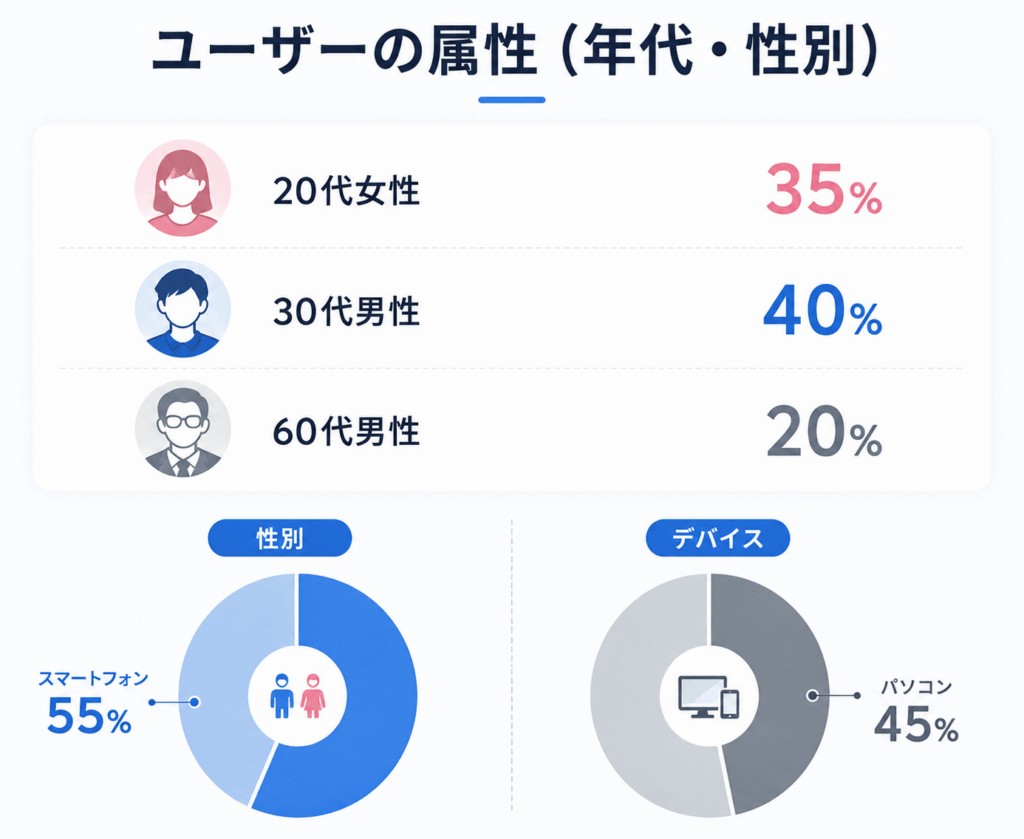 ユーザーの属性
